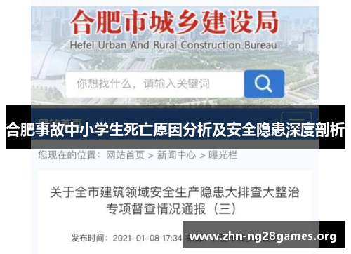 合肥事故中小学生死亡原因分析及安全隐患深度剖析 合肥事故中小学生死亡原因分析及安全隐患深度剖析